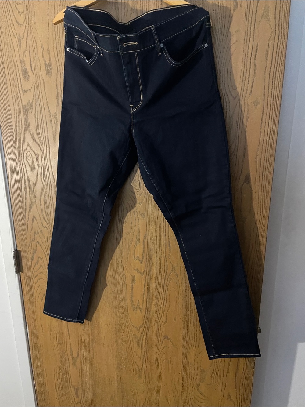 Levi's Navy Slim Straight Jeans